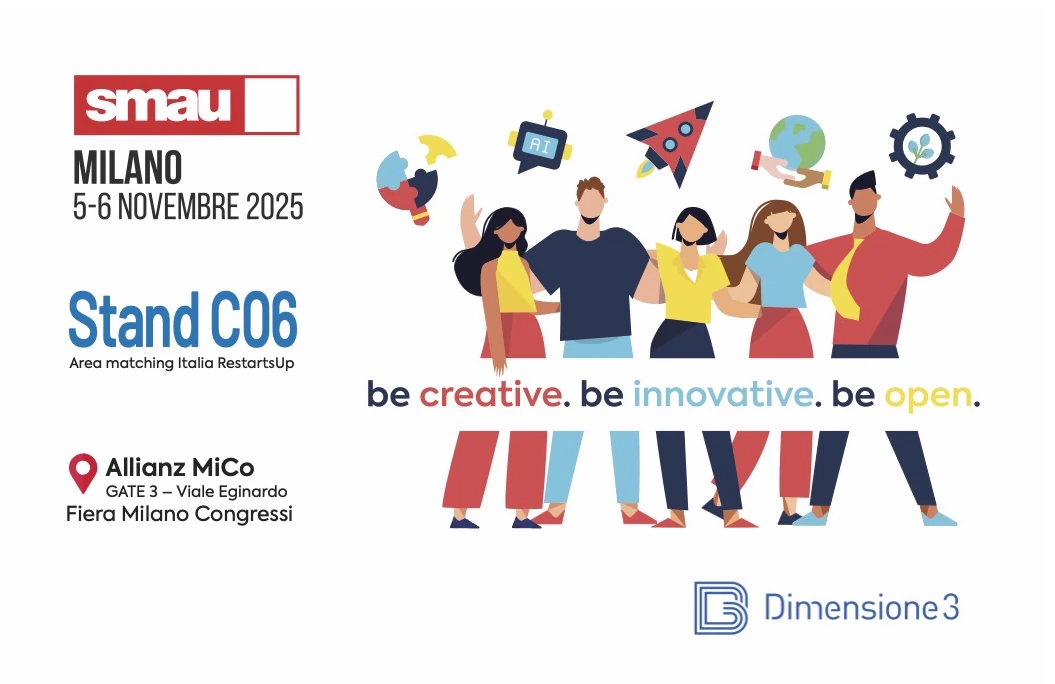 Dimensione3 to SMAU Milan 2025